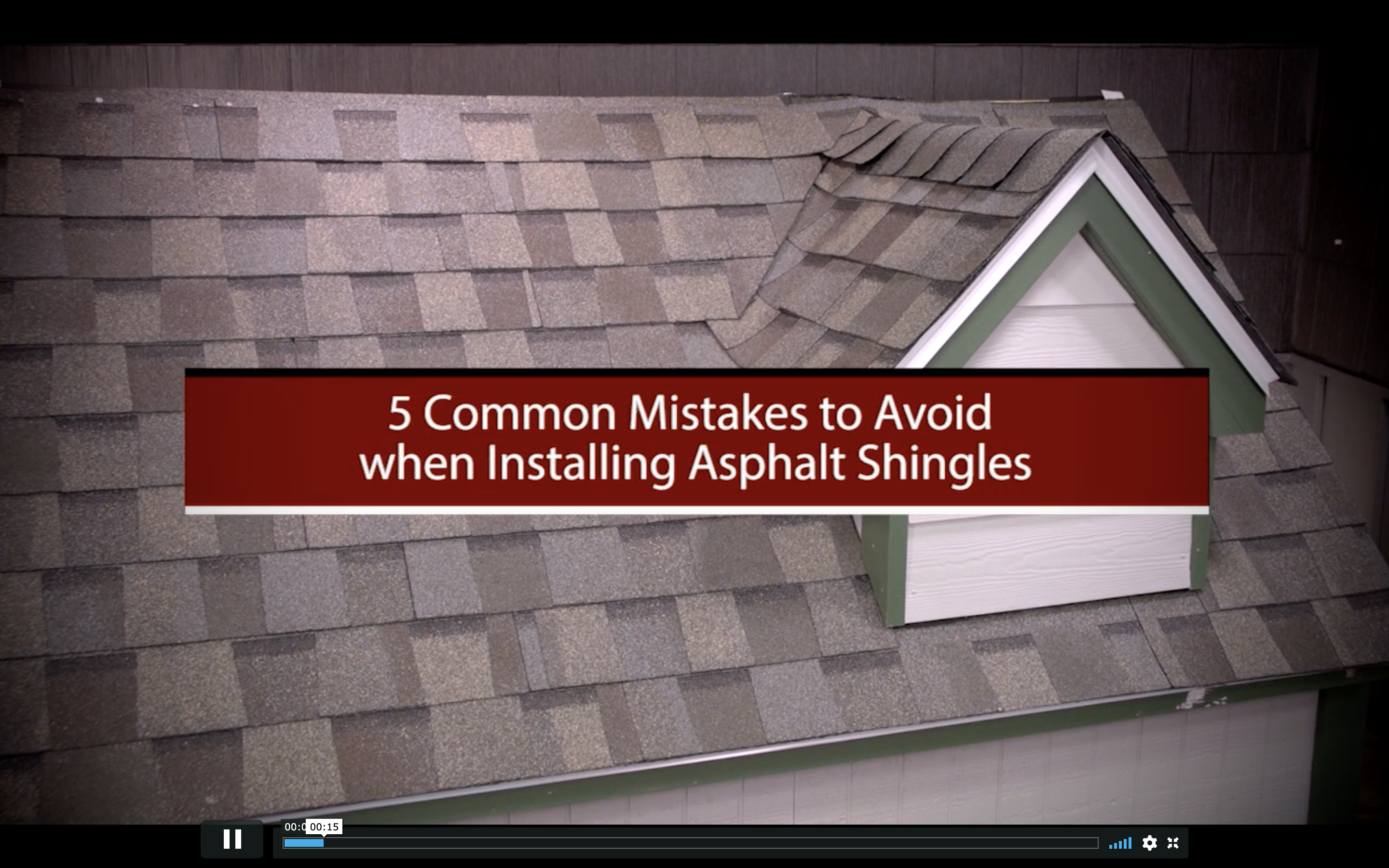 5 Common Asphalt Roofing Mistakes Preview Image